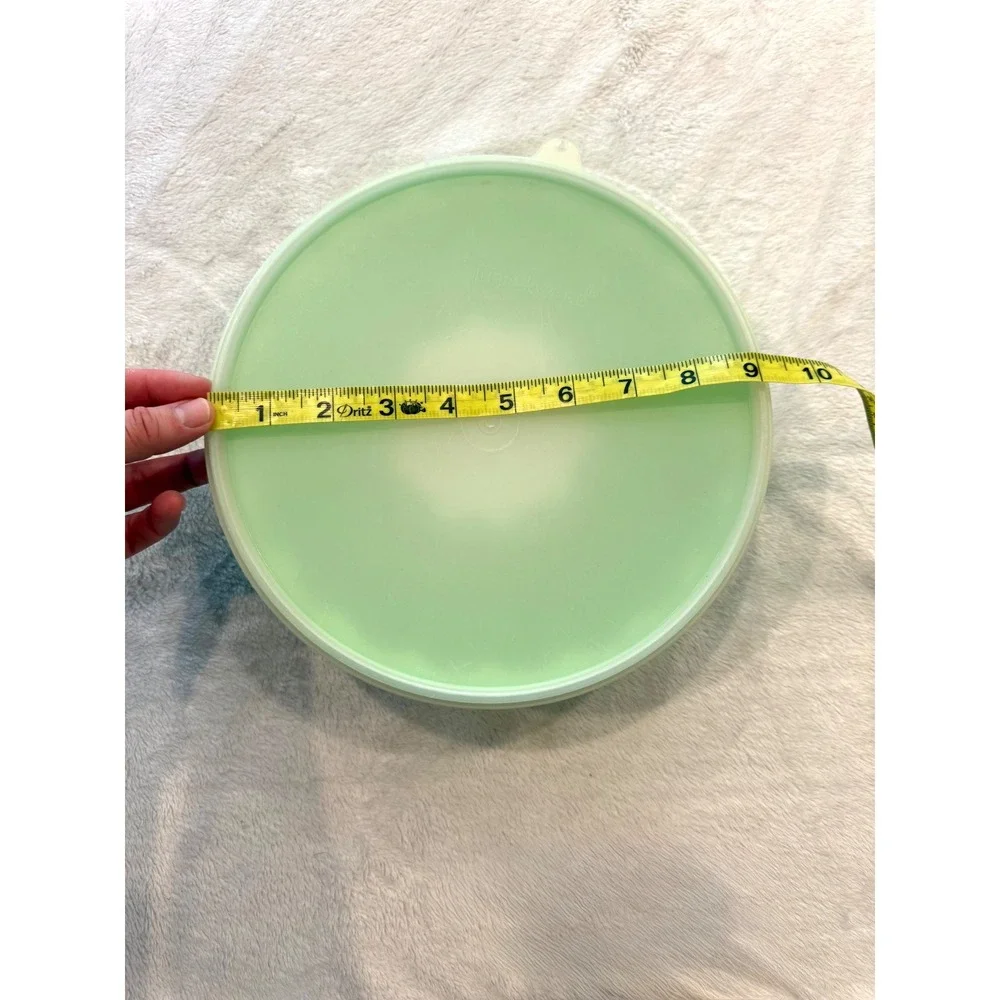 VTG Tupperware Jel-N-Serve Jello Mold Mint Green 1203-4 with Seals 4 Piece Set